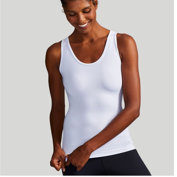 Tommie Copper Tops - Tommie Copper woman’s lower back support tank white large